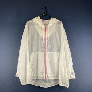 Lilly Pulitzer Semi Transparent Rain Jacket